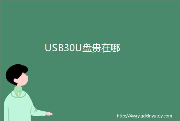 USB30U盘贵在哪