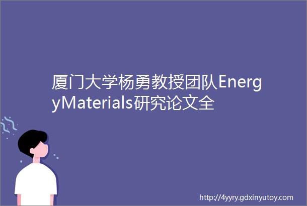 厦门大学杨勇教授团队EnergyMaterials研究论文全面解析锂盐LiDFOB在LiNCM85电池中的作用机制